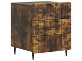 Bedside Cabinet Smoked Oak 43x 41 x 68 cm Engineered Wood 894330