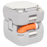 Portable Camping Toilet Grey and White 2212 L HDPE 154405