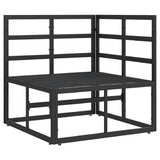Outdoor Furniture Black and Anthracite 71.5 x 71.5 x71 cm Metal 42008022