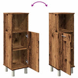 Bathroom Cabinet Old Wood 30x30x95 cm Engineered Wood 856137