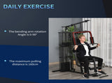 Multifunction Home Gym System Weight Training Exercise Workout Station T3398P376831