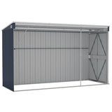 Garden Shed Anthracite Galvanised steel, metal Medium Garden Shed 316227