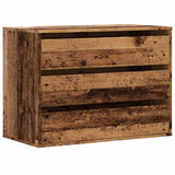 Corner Chest of Drawers Old Wood 80x41x58 cm Engineered Wood 852859