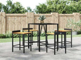 Garden Bar Set Black 3187675
