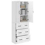Cabinet Set 2 pcs High Gloss White 66 x 34.5 x 87 cm 3416965
