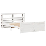 Bed Frame with Headboard without Mattress White 160x200 cm 3306026