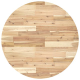 Table Top Round 80x2 cm Solid Wood Acacia 4008686