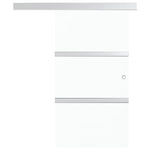 Sliding Door with Soft Stops ESG Glass and Aluminium 90x205 cm 288056