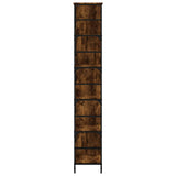 Bookshelf Smoked Oak 78.5x33x188.5 cm Engineered Wood 835261