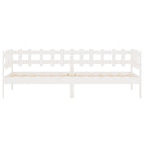 Day Bed without Mattress White 90x200 cm Solid Wood Pine 820757