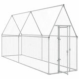 Chicken Cage Silver 400x100x190 cm Galvanised Steel 172551