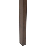 Dining Chair 2 pcs Light Brown and Light Solid Rubber Wood 42020492