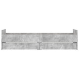 Bed Frame without Mattress Concrete Grey 75x190 cm Small Single Small Single 3207388