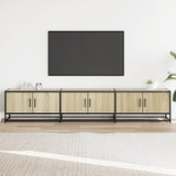 TV Cabinet Sonoma Oak 210x35x41 cm Engineered Wood 3300791
