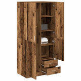 Wardrobe Old Wood 80x52x180 cm Engineered Wood 855886