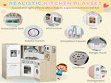 Kids Kitchen Playset, with Accessories, Storage Space T3398P348121