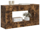 Console Table Smoked Oak 101 x 29 x 74 cm Engineered Wood 899882