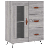 Sideboard Grey Sonoma 69.5x34x90 cm Engineered Wood 828018