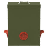 Chicken Feeder Olive Green 32.5 x 20.5 x 43 cm 874685