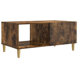 Coffee Table Smoked Oak 90 x 50 x 40 cm Engineered Wood 894730