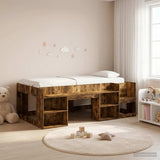Kids'Bed Frame with Storage Smoked Oak 80 x 200 cm 3422599