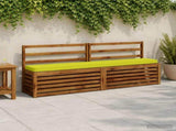 2-Piece Bench Cushions VUGHT 2 pcs 100% Polyester Bright Green 950965