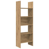 Book Cabinet Artisan Oak 60 x 35 x 180 cm Engineered Wood 875022