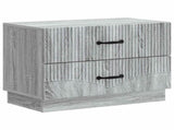 Bedside Cabinet Grey Sonoma 62 x 34.5 x 44.5 cm Engineered Wood 895241