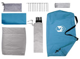 Camping Tent with Roof Blue 4-Person Polyester and Steel 42028648