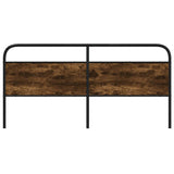Replace Headboard Smoked Oak 180 cm Steel and Engineered Wood 4100245