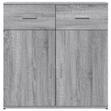 Sideboard Grey Sonoma 79x38x80 cm Engineered Wood 840525