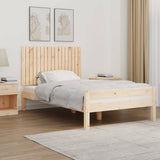 Wall Headboard 108x3x60 cm Solid Wood Pine 824823