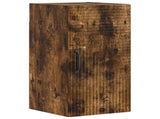 3 Piece Bathroom Cabinet Set HAARLEM Smoked Oak Engineered Wood 3417779