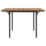 Extendable Dining Table 120 x 81.5 x 75 cm Engineered Wood 8006120
