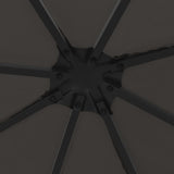 Gazebo 3x3 m Anthracite 47984