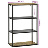 Bookcase 70 x 35 x 110 cm Solid Mango wood 374102