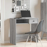 Desk Grey Sonoma 80x40x75 cm Engineered Wood 860477