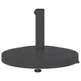 Outdoor Umbrella Base Dark grey 48 x 48 x 32 cm Steel, Concrete 42010012