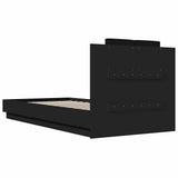 Bed Frame without Mattress Black 90x200 cm 3209941