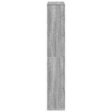 Bookcase Grey Sonoma 72x20x120,5 cm Engineered Wood 858161