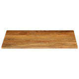 Table Top Live Edge 90x80x3.8 cm Solid Wood Mango 370603