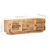 TV Cabinet 120x30x40 cm Rough Mango Wood 320460