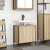 Bathroom Basin Cabinet Sonoma Oak 60x34.5x60 cm 861893