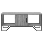 ZNTS Coffee Table Grey Sonoma 100x51x40 cm Engineered Wood 848492