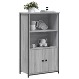 Highboard Grey Sonoma 62x32x103.5 cm Engineered Wood 834218