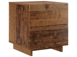 Bedside Cabinet Oak Wood 33.5 x 34.5 x 50 cm Engineered Wood 8011401