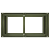 Planter Olive Green 80x40x80 cm Cold-rolled Steel 860713