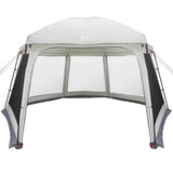 Pool Tent with Removable Fly & Mesh Walls Grey 512x458 cm 4100627