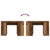 Desk Old Wood 120x42x76 cm Engineered Wood 861821