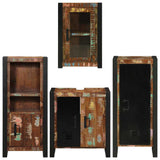 Bathroom Furniture Set 4 pcs Multicolour Solid Reclaimed Wood 3305689